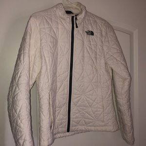 White Northface Windbreaker